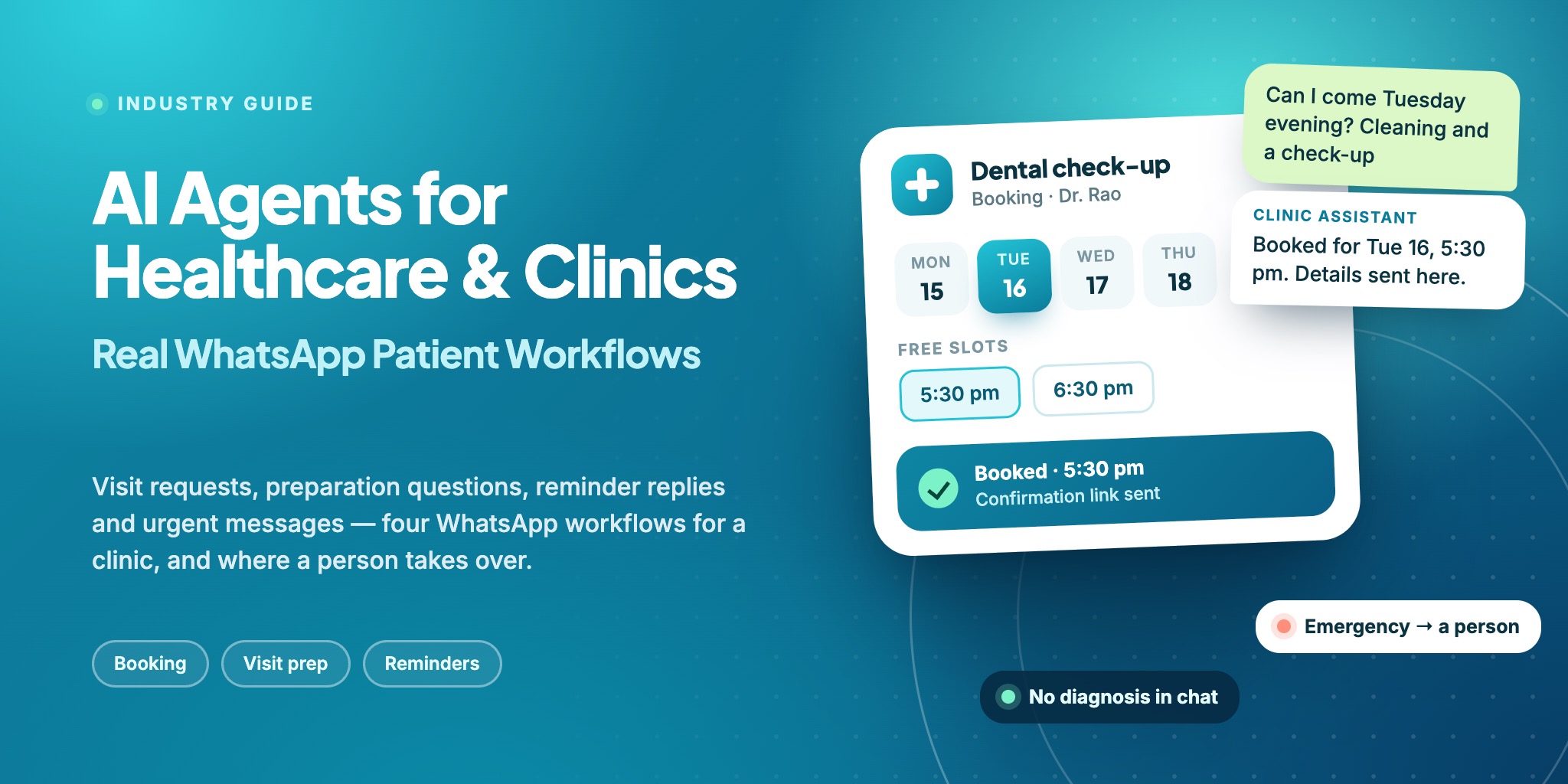 AI Agents for Healthcare and Clinics
