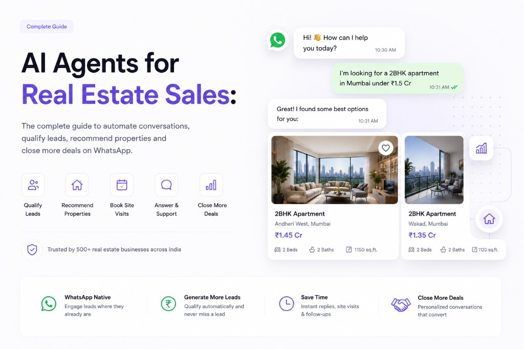 The Complete Guide to AI Agents for Real Estate Sales