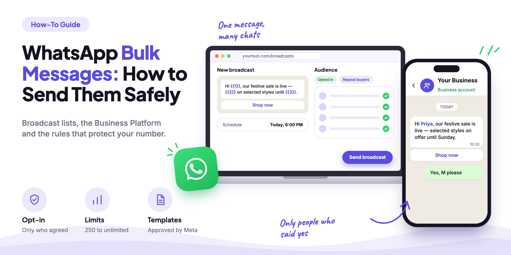 WhatsApp Bulk Messages: How to Send Them Safely